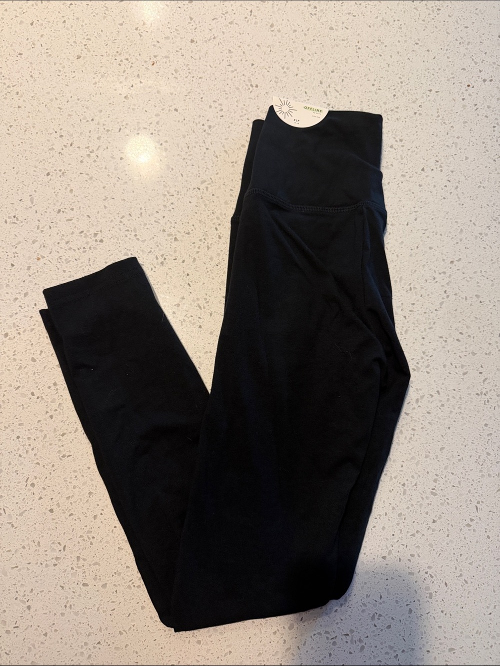 aerie Black High-Rise Leggings